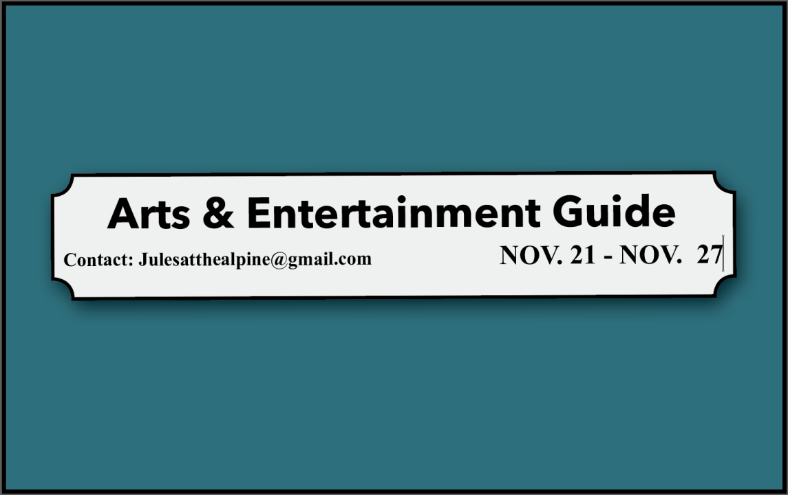 Arts Guide Nov. 21-27, contact Jules